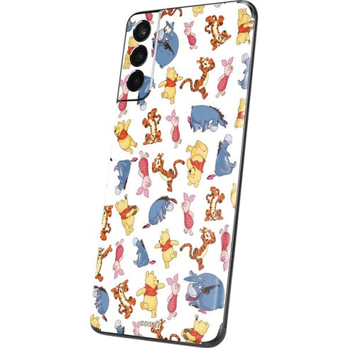 Disney Winnie the Pooh Character Pattern Galaxy S21 Plus 5G Skin
